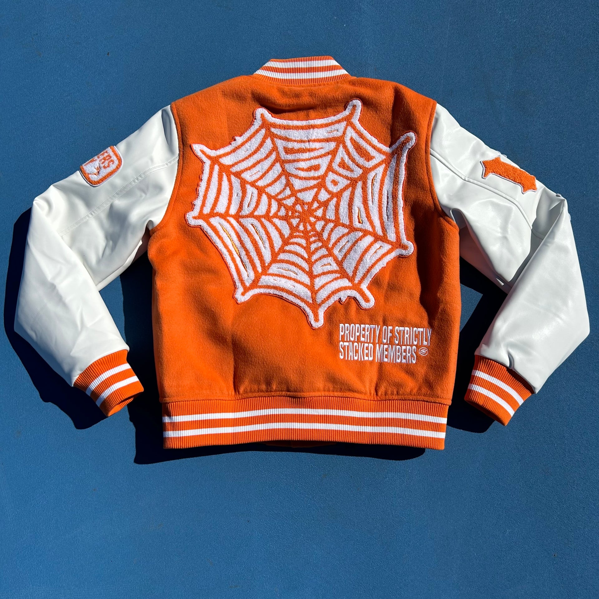 Orange Doomsday Varsity Jacket