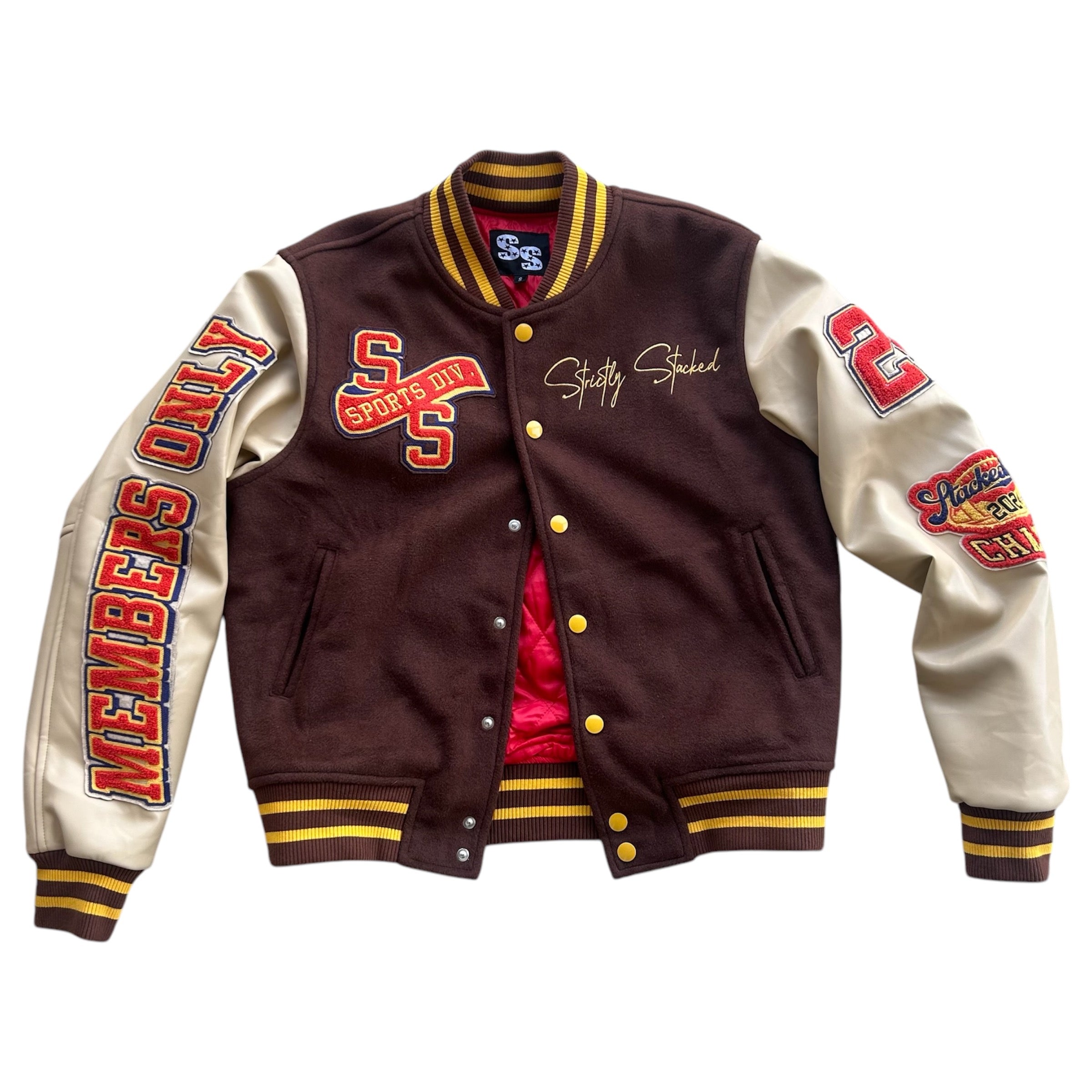 Stacked Anniversary Varsity Jacket