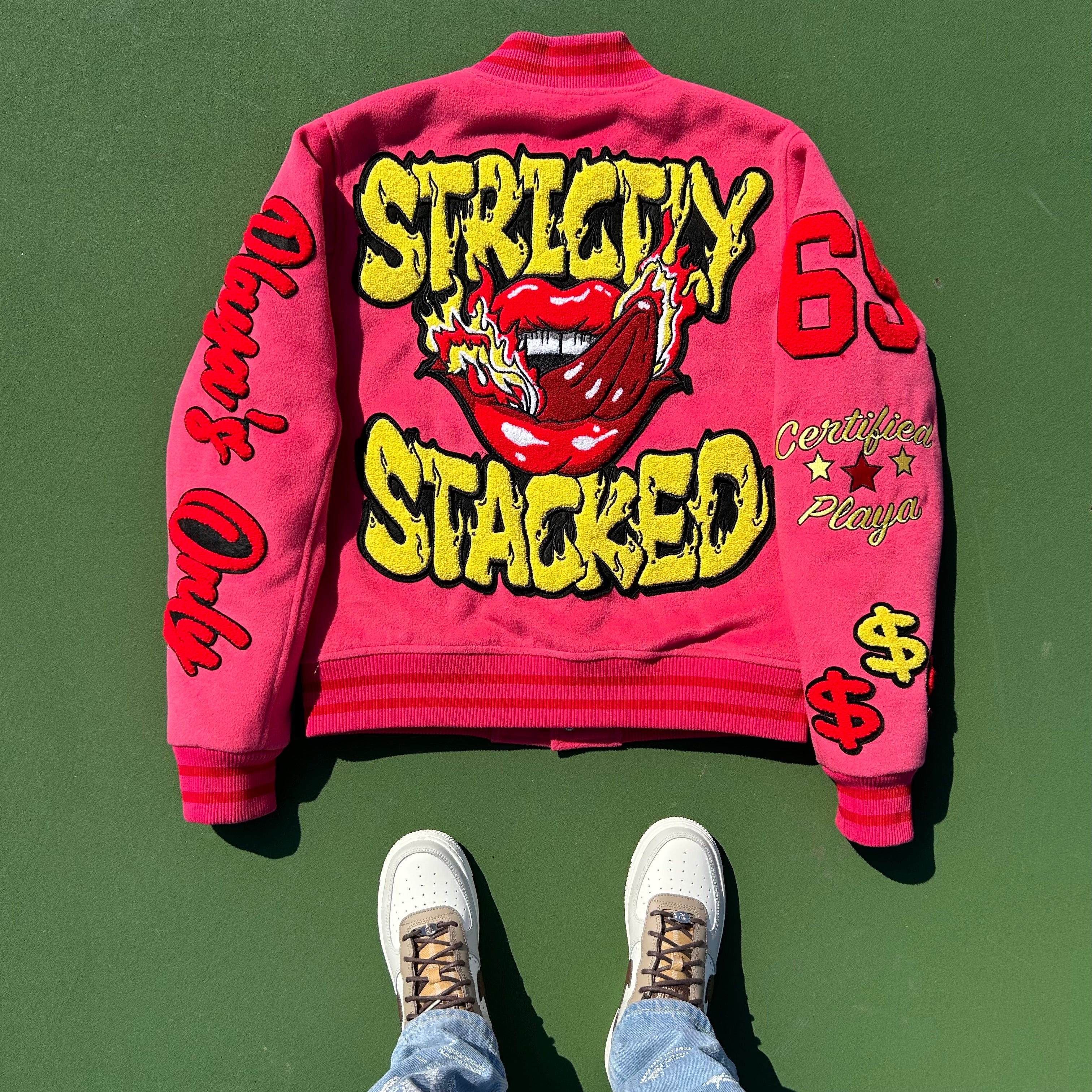 Strawberry Shortcake Playa's Only Varsity Jacket