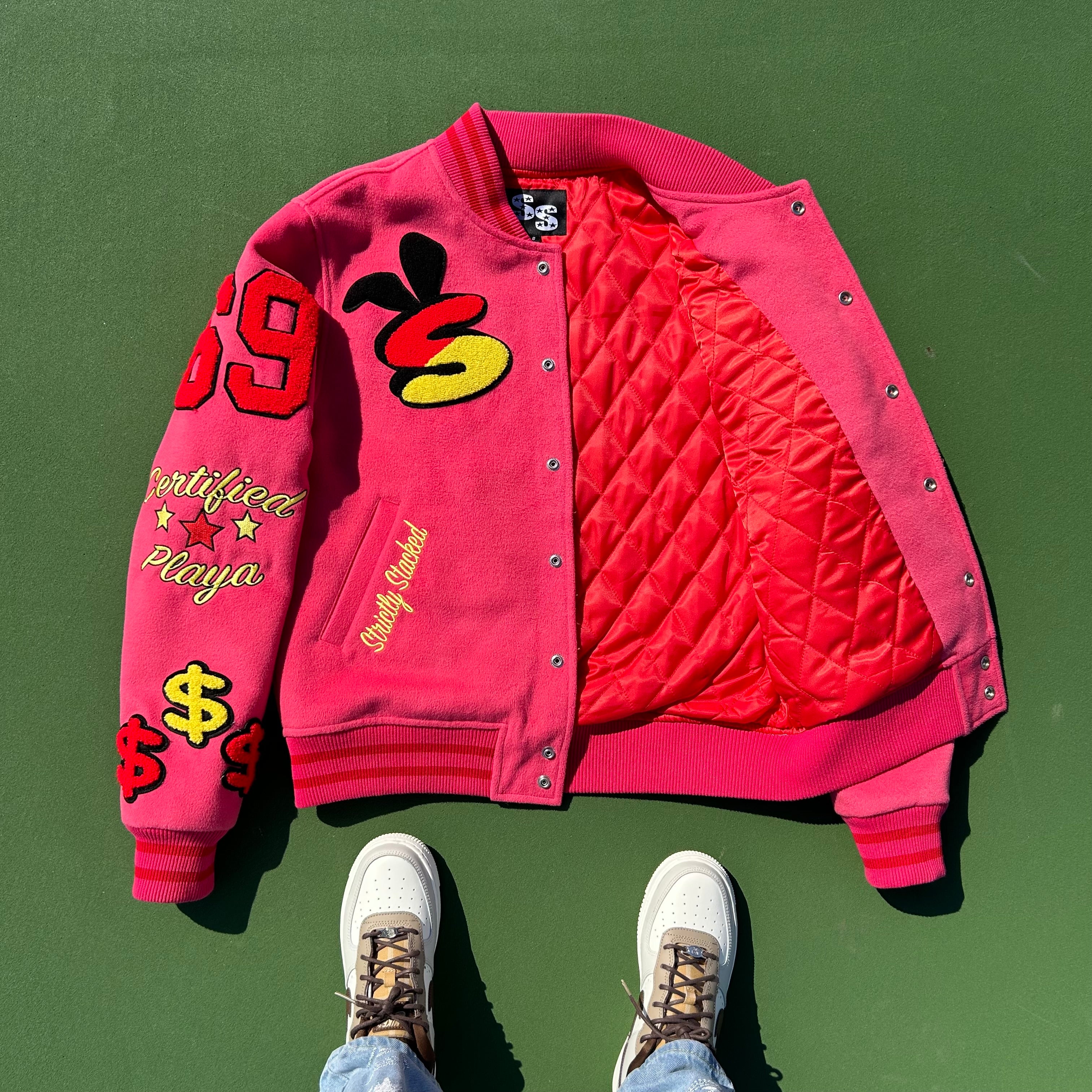 Strawberry Shortcake Playa's Only Varsity Jacket