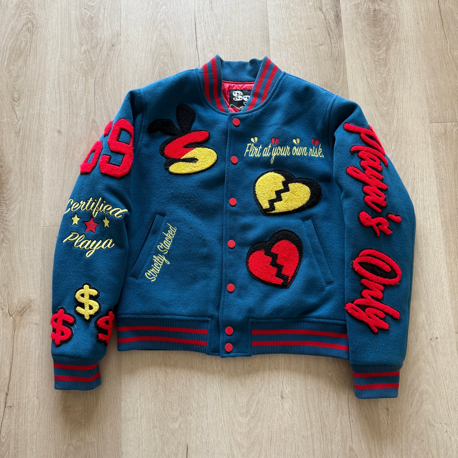 BLUE PLAYA’S ONLY VARSITY JACKET